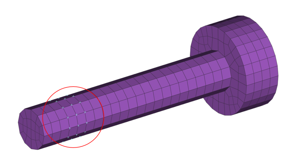parafuso com coupling para pré-carga no parafuso